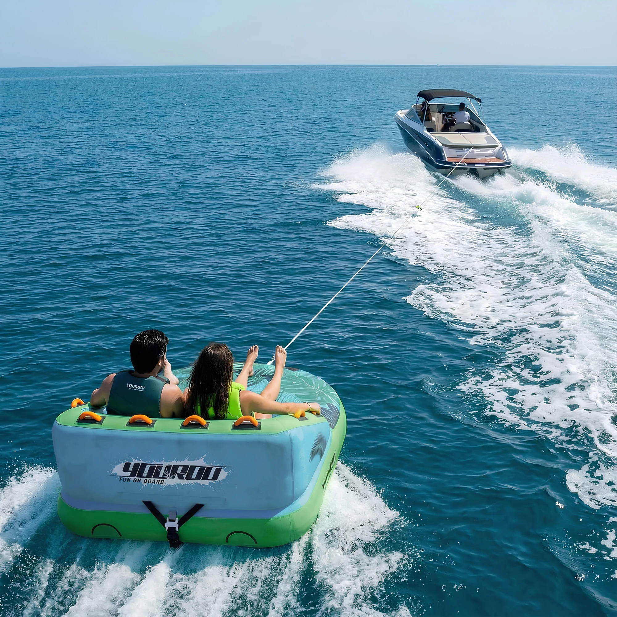 Yacht de luxo com plataforma inflável YouRoo